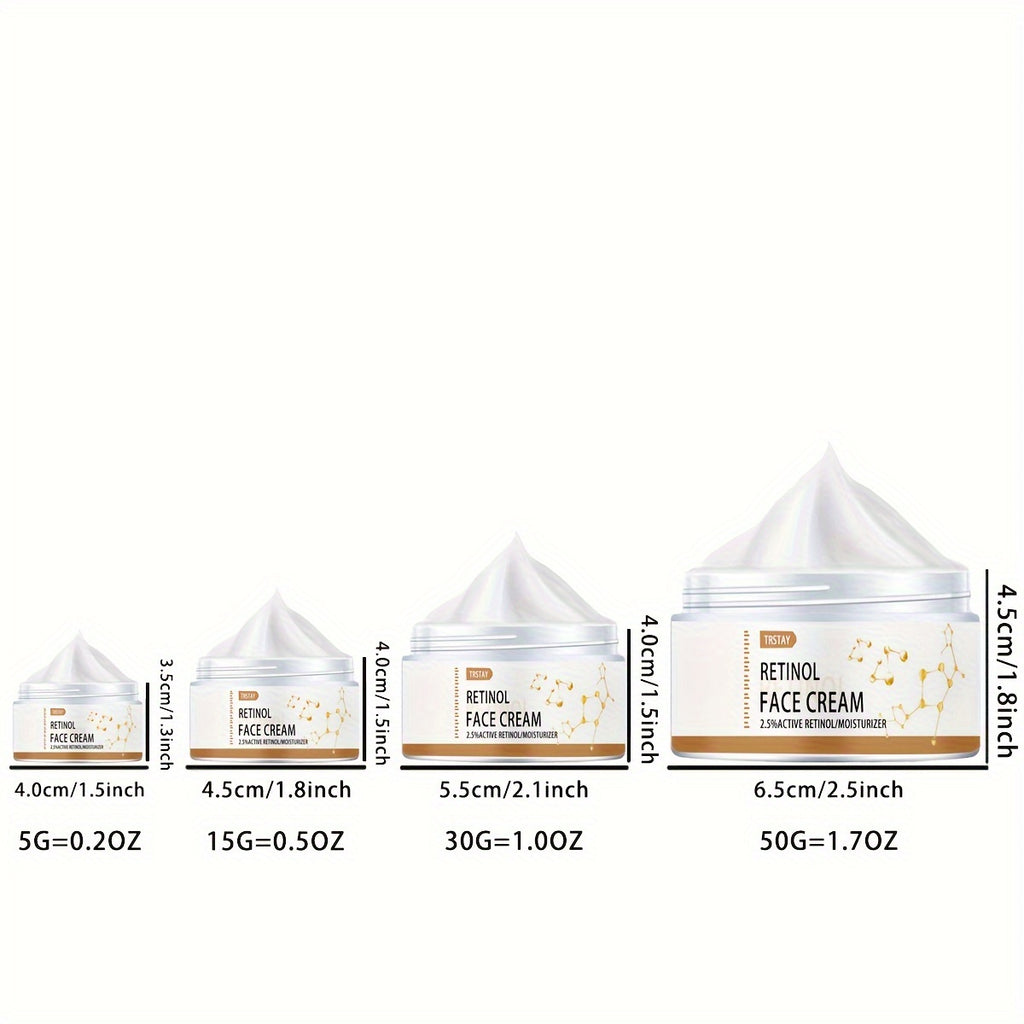 [Rich Retinol Plumping Face Cream] 5G/15G/30G/50G Retinol Skin Care Face Cream Quickly And Effectively Firming And Tightening Skin, And Immediately Plump With Water Rich Supplements