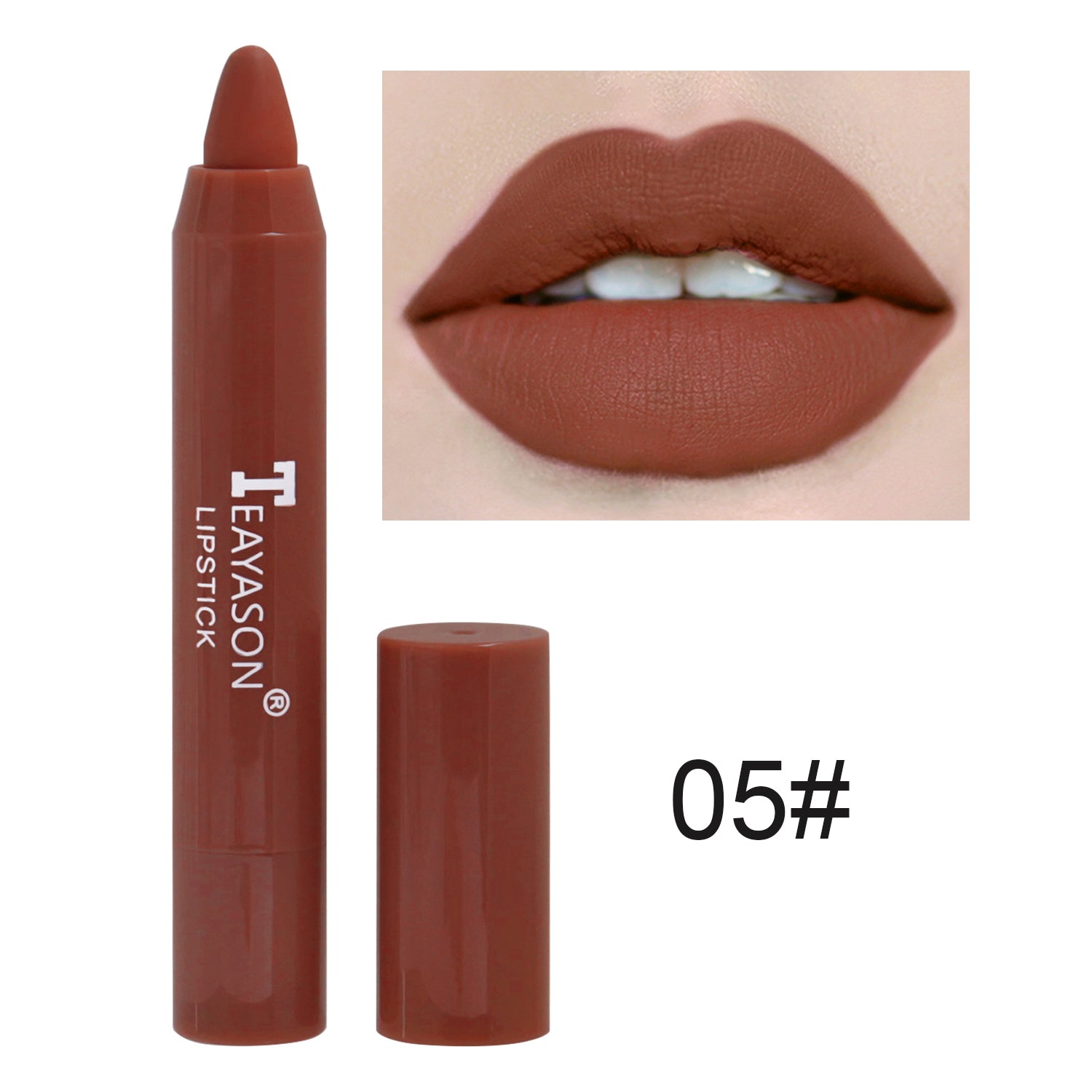 12 Colors Sexy Matte Lipstick Waterproof Long Lasting Color Rendering Non-stick Velvet Lips Liner Pencil Woman Makeup Cosmetics Valentine's Day Gifts