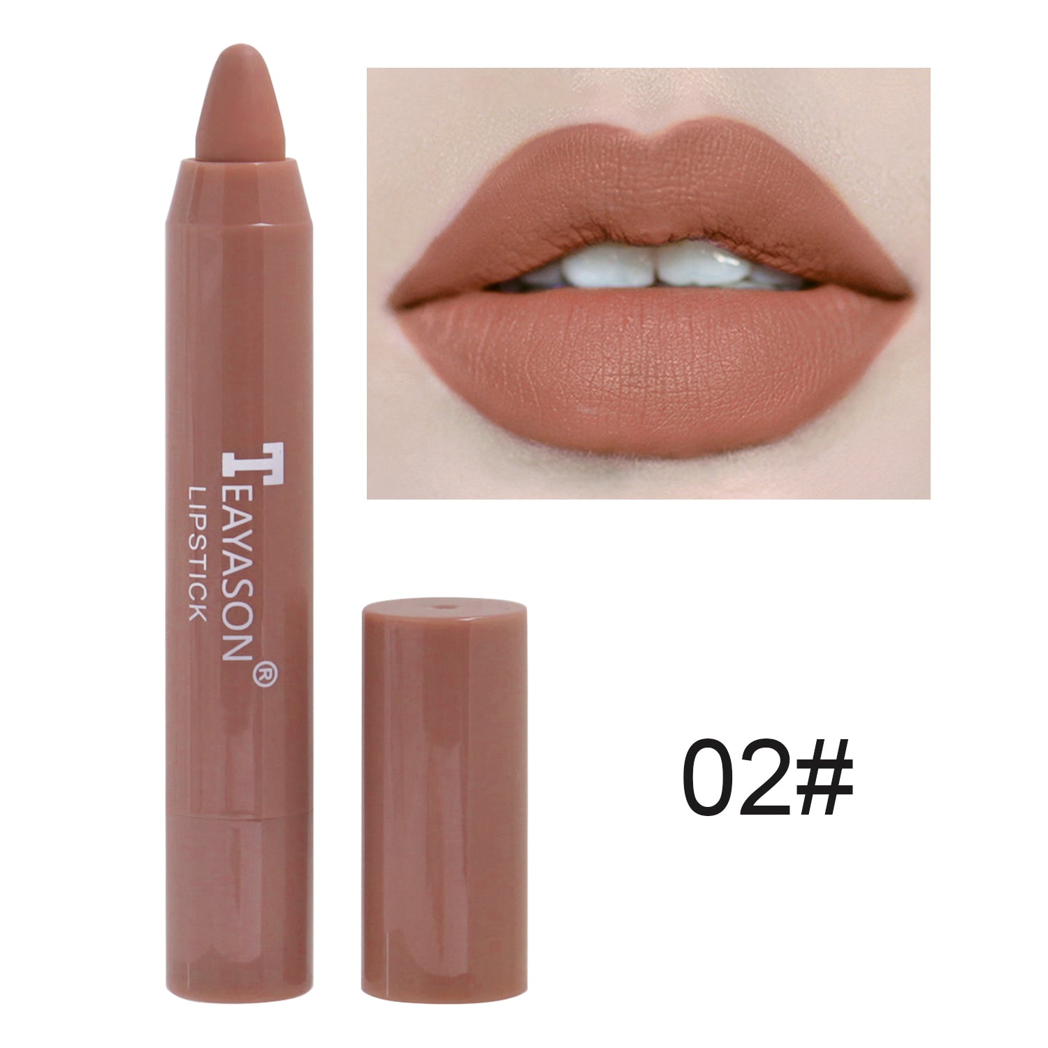 12 Colors Sexy Matte Lipstick Waterproof Long Lasting Color Rendering Non-stick Velvet Lips Liner Pencil Woman Makeup Cosmetics Valentine's Day Gifts