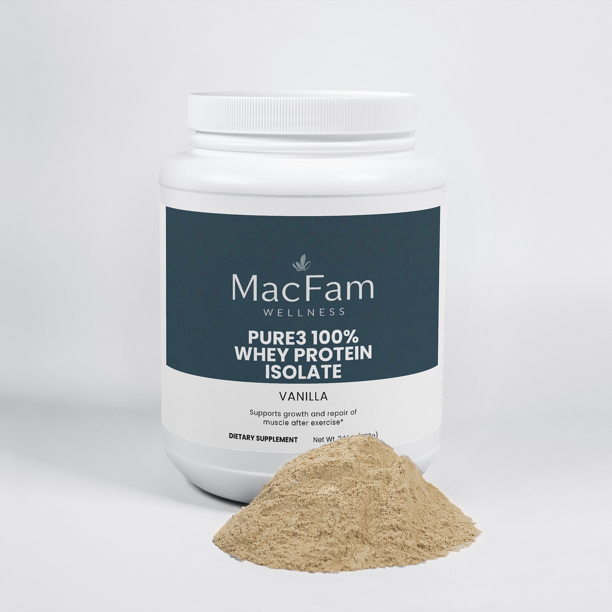 Pure3 100% Whey Protein Isolate (Vanilla)