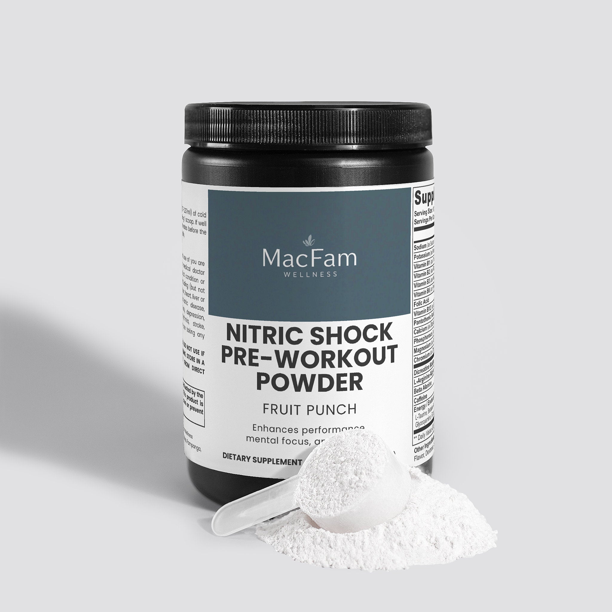 Nitric Shock Pre-Workout Powder (Fruit Punch)
