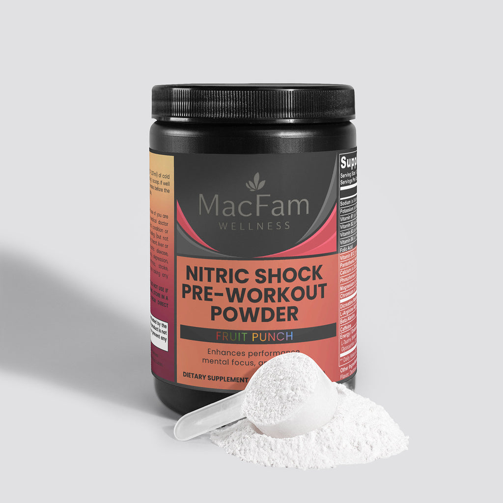 Nitric Shock Pre-Workout Powder (Fruit Punch)