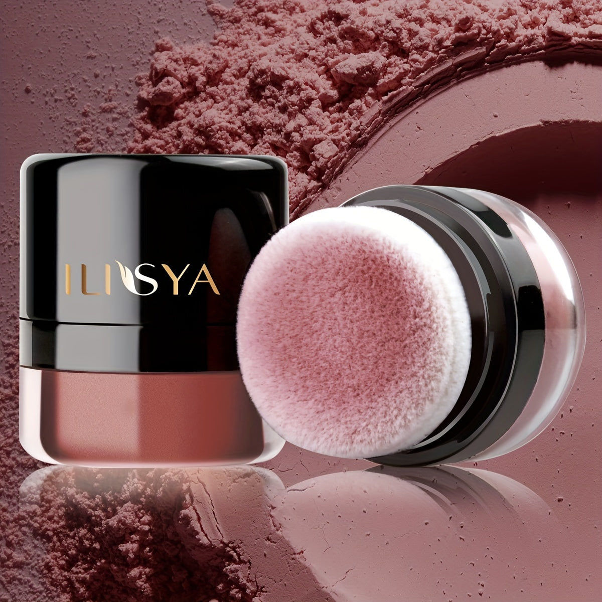 Soft Face Blusher Powder Cheek Rouge Nourishing Nude Makeup Brightening Complexion Contour Cosmetics Mushroom Head Highlight And Contour Integration