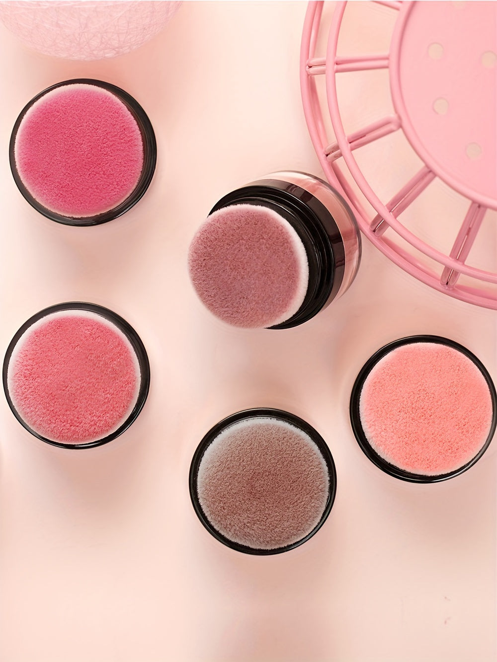 Soft Face Blusher Powder Cheek Rouge Nourishing Nude Makeup Brightening Complexion Contour Cosmetics Mushroom Head Highlight And Contour Integration