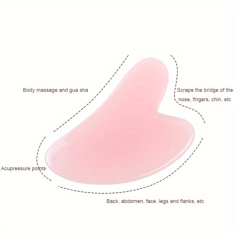 1/2pcs Gua Sha Face Massage Tool Face Roller - Heart Shape Guasha Board Facial Beauty Skin Care Tools - Self Care Gift - Mother's Day Gift