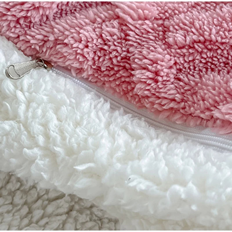 Sherpa Weighted Blanket Soft Warm And Thickened Calm Blanket For Sofa Car Blanket Office Lunch Shawl Air Condition Blanket Gift