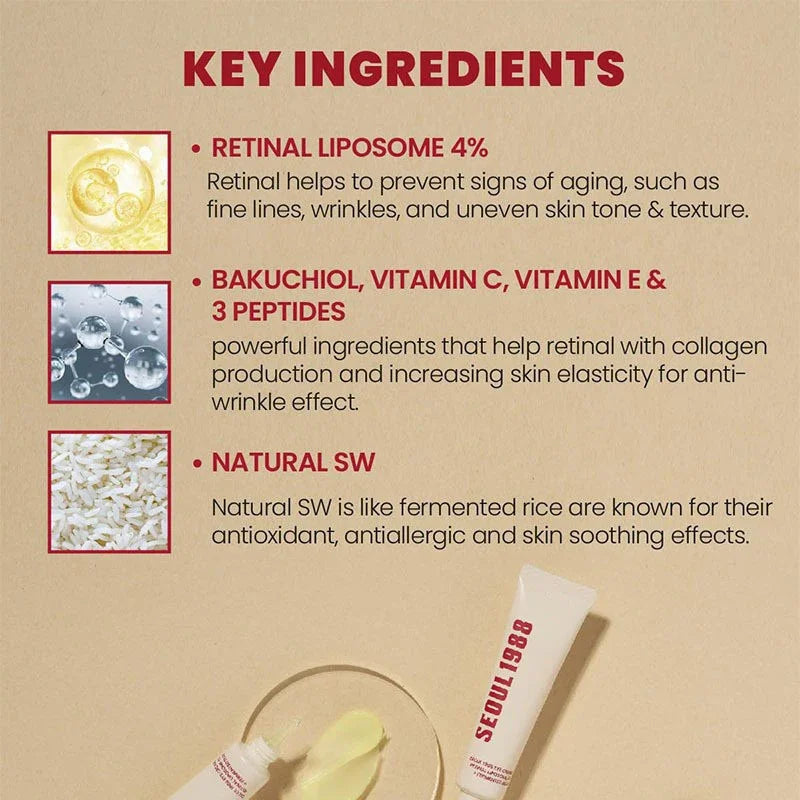 Korean Brand Skin Care Set Seoul 1988 Anti-aging Brightening Eye Cream Sunscreen Anti-wrinkle Essence Rice Cream Essence Water