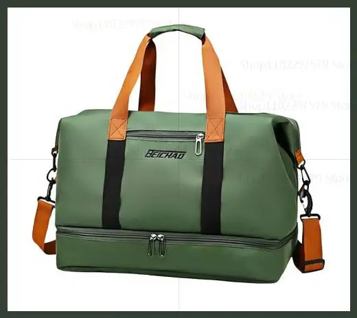 Large Capacity Travel Fitness Bag Waterproof Sports Duffel Bag for Men Portable Short Distance Luggage Workout Gym Bag