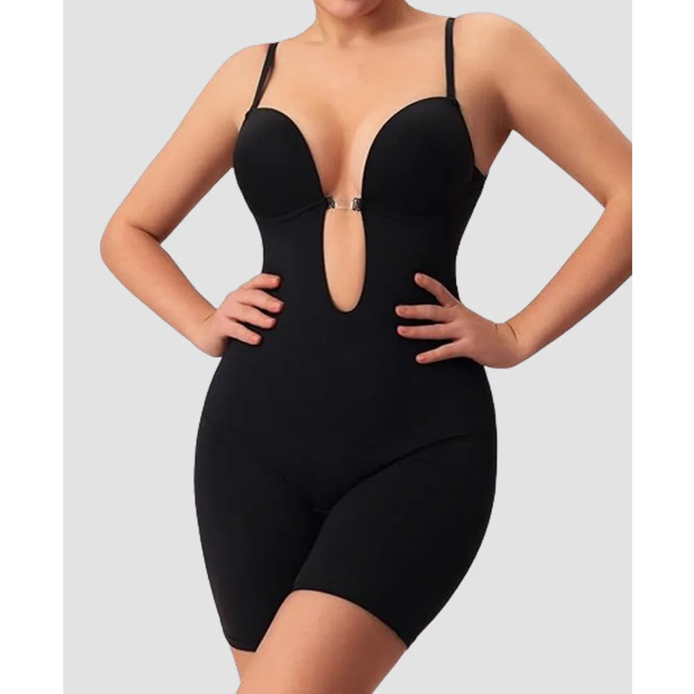 Sexy backless shapewear Women's Waist tightening shaping Seamless jumpsuit Butt Lifter Push Up Thigh Slimmer Shapewear fajas