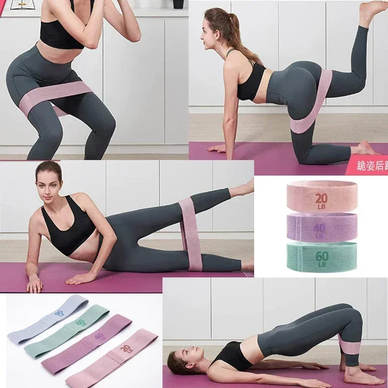 Bandas Elasticas Fitness Butt Training Tape Gym Resistance Bands Workout Equipments Strength Training Elastic Yoga Band