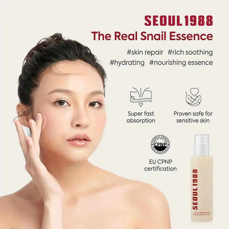 Korean Brand Skin Care Set Seoul 1988 Anti-aging Brightening Eye Cream Sunscreen Anti-wrinkle Essence Rice Cream Essence Water
