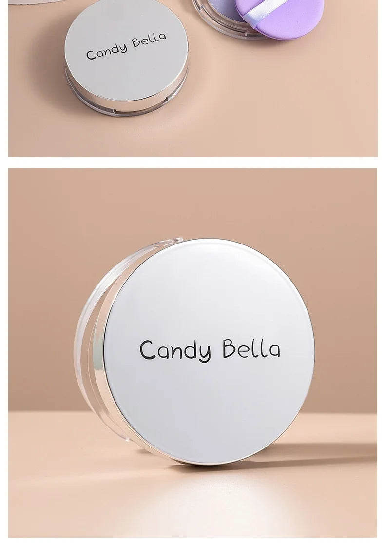 1PC Candy Bella Violet Cream To Powder Skin-friendly Skin Natural Face Long Lasting Oil-controlling Contouring Powder Cosmetics