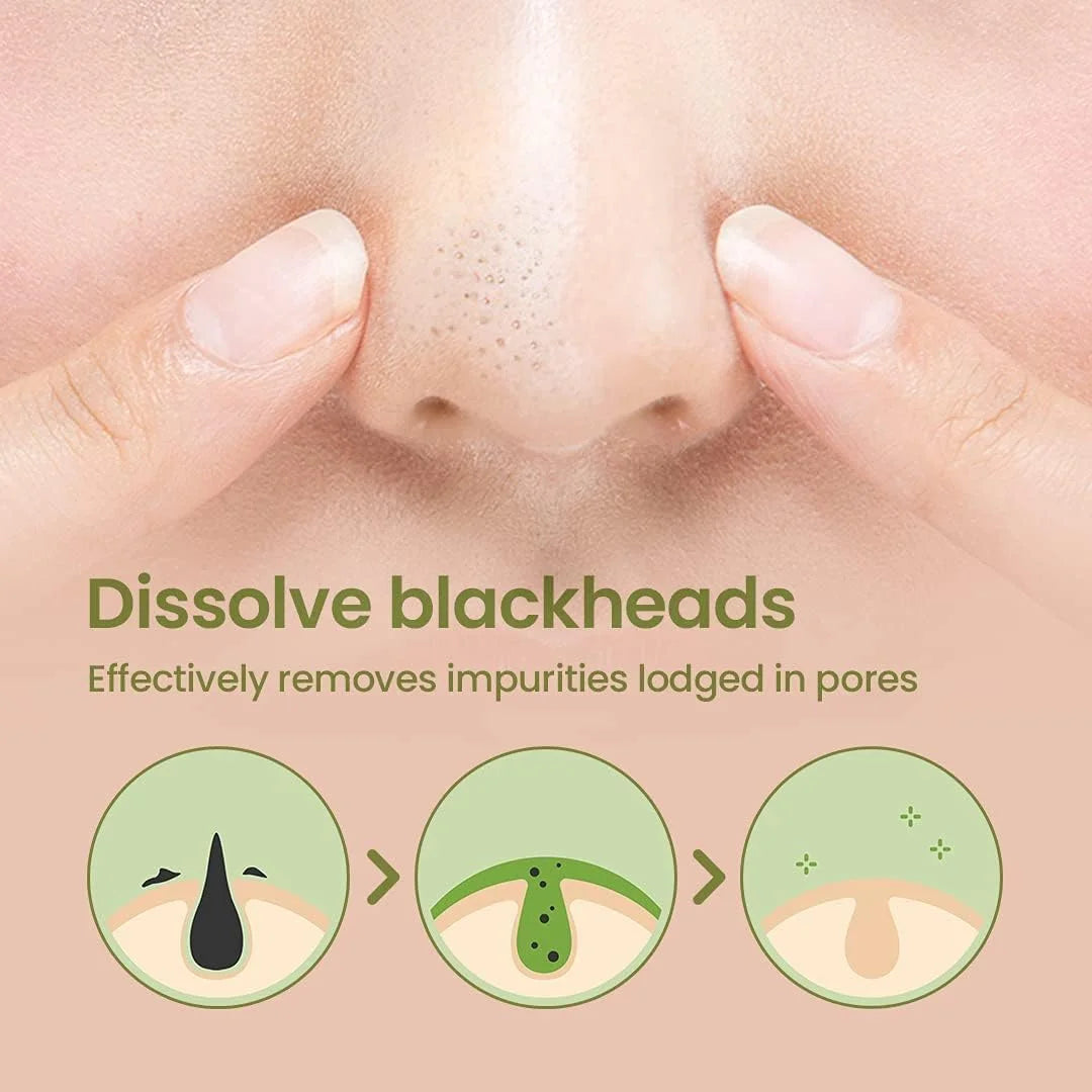 Korean Skincare Set Beplain Mung Bean Face Cleansing Foam,Face Serum,Exfoliate Pore Remover Clay Mask and Cleansing Oil 4pcs Set