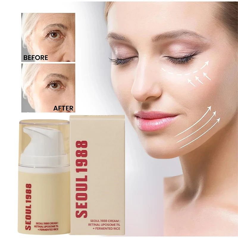 Korean Brand Skin Care Set Seoul 1988 Anti-aging Brightening Eye Cream Sunscreen Anti-wrinkle Essence Rice Cream Essence Water