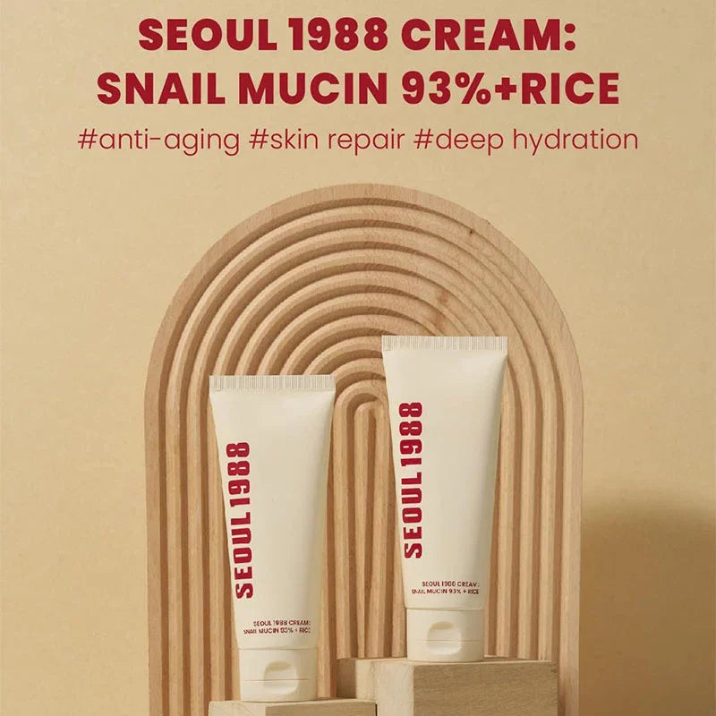 Korean Brand Skin Care Set Seoul 1988 Anti-aging Brightening Eye Cream Sunscreen Anti-wrinkle Essence Rice Cream Essence Water