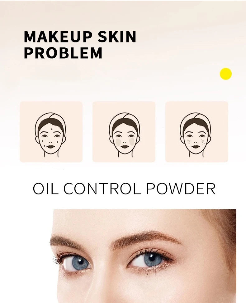 1PC Candy Bella Violet Cream To Powder Skin-friendly Skin Natural Face Long Lasting Oil-controlling Contouring Powder Cosmetics